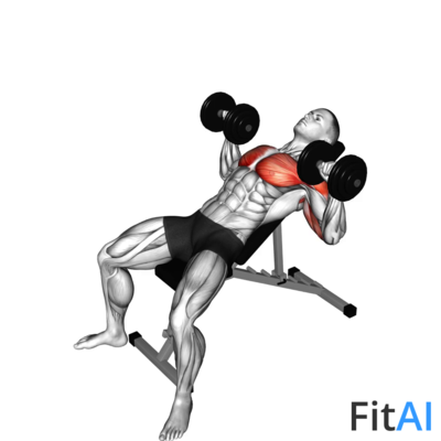 Dumbbell Incline Twist Press