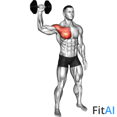 Dumbbell Shoulder Internal Rotation at 90 Abduction