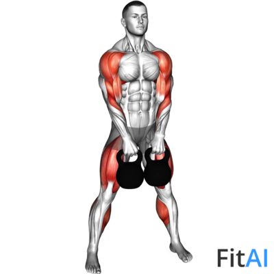 Kettlebell Two Arm Clean