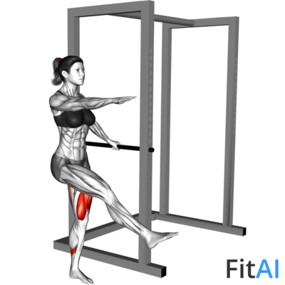 One Leg Squat with Support