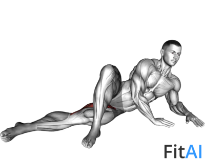 Side Lying Hip Adduction (left)