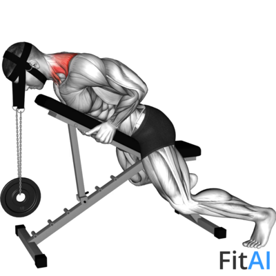 Weighted Lying Neck Extension (Head harness)