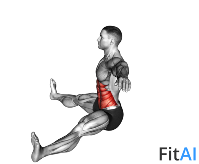 Seated Twist (straight arm)