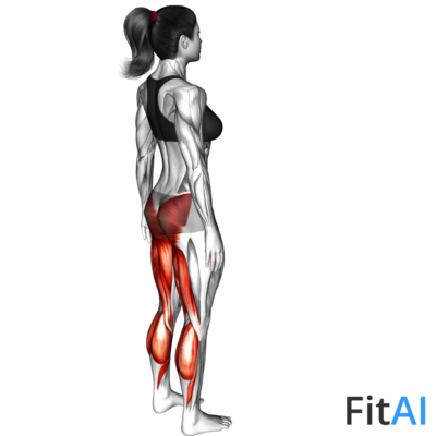 Standing Reach Down Hamsting Crossed Legs Stretch