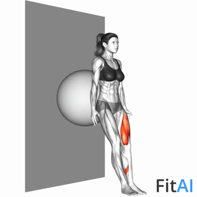 Stability Ball One Leg Squat