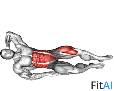 Knee Tuck Oblique Crunch