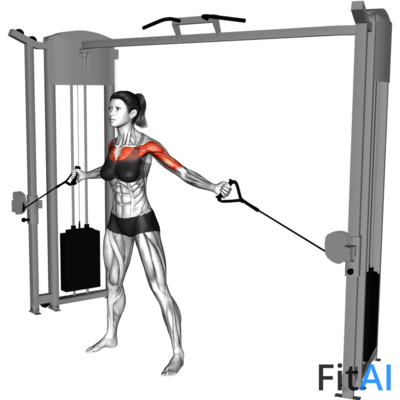 Cable Upper Chest Crossovers