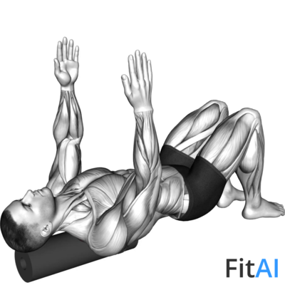 Roll Shoulder Blade Reach Lying on Floor