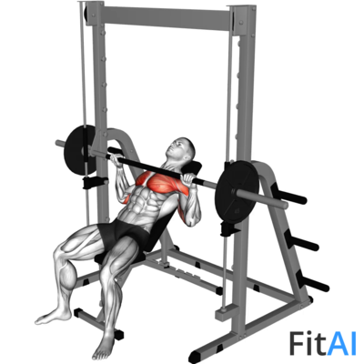Smith Incline Bench Press