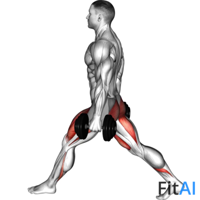 Dumbbell Low Split Squat
