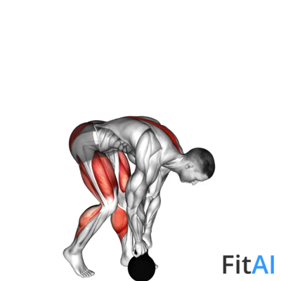 Kettlebell Kickstand One Leg Deadlift