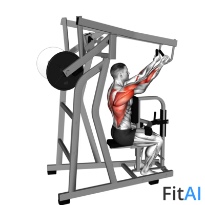 Lever Reverse-Grip High Row (Plate)