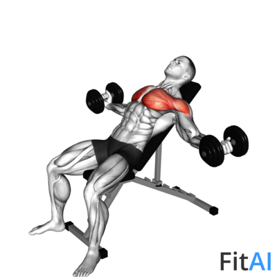 Dumbbell Incline Fly