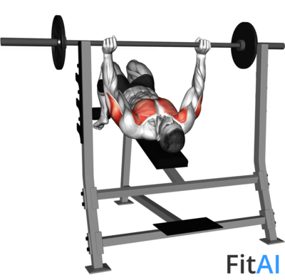 Barbell Pause Decline Bench Press