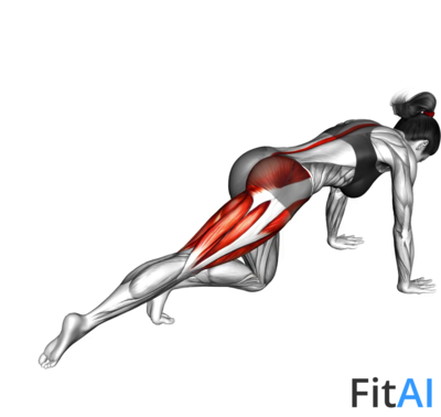 Kneeling Straight Leg Circle