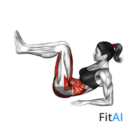 Frog Crunch Feet Together