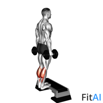 Dumbbell Standing Calf Raise