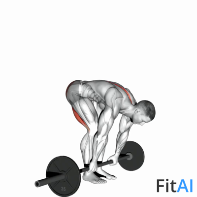 Barbell Straight Leg Deadlift