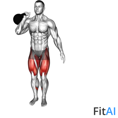 Kettlebell Lateral Lunge