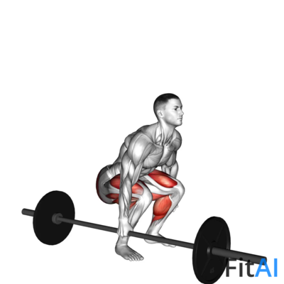 Barbell One Arm Side Deadlift
