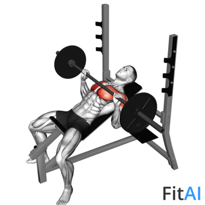 Barbell Incline Bench Press