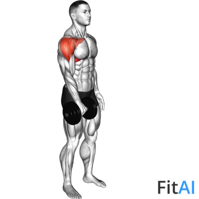 Dumbbell One Arm Front Raise