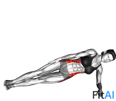 Side Bridge Hip Abduction (star)