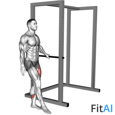 One Leg Squat with Support (pistol)