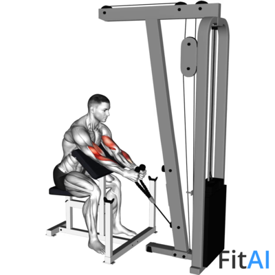 Cable Rope Hammer Preacher Curl