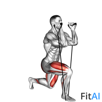 Band Split Squat
