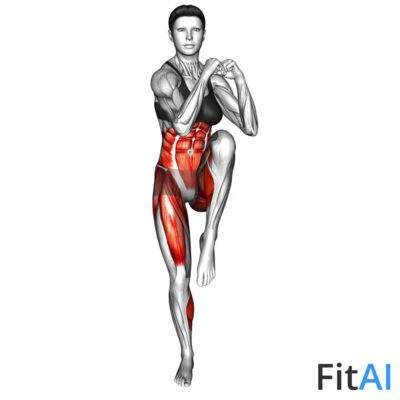 Arm Rotation Knee Lift