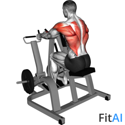 Lever Neutral-Grip Seated Row (Plate)