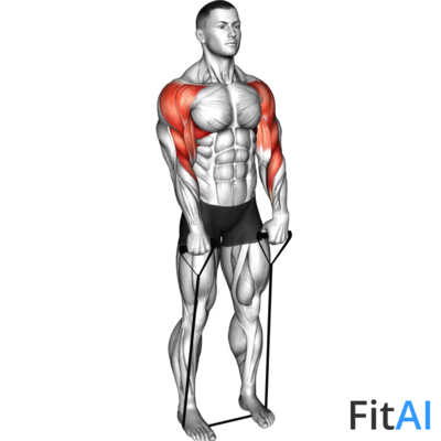 Band Upright Row (Under two feet)