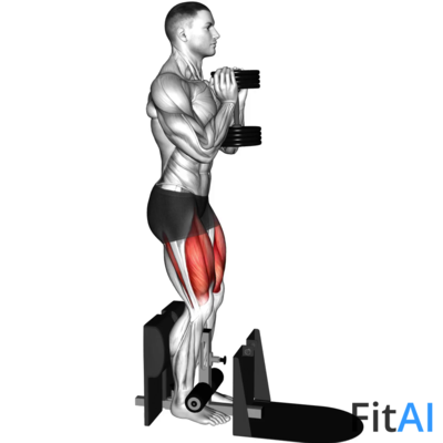 Dumbbell Supported Squat