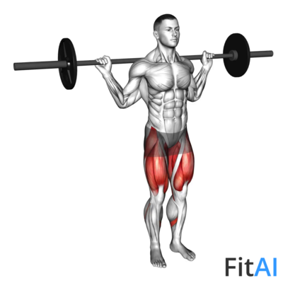 Barbell Curtsey Lunge