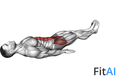 Lying Hover Leg Clap (Abduction)