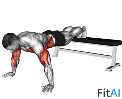 Decline Shoulder Tap