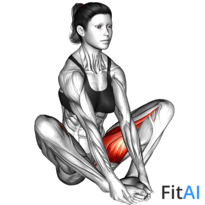 Butterfly Pose Forward