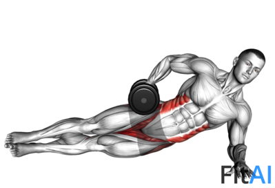 Dumbbell Side Bridge