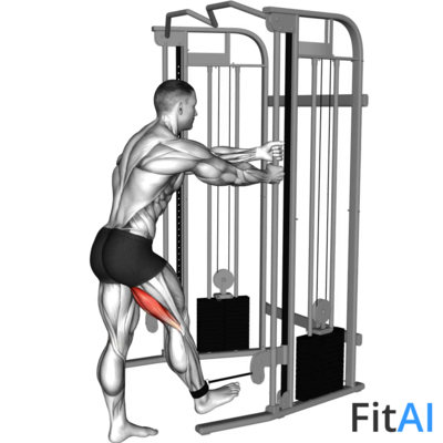 Cable Standing Leg Curl