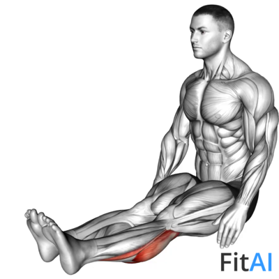 Seated Calf Stretch