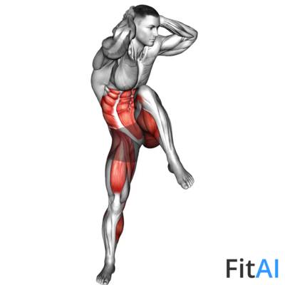 Cross Standing Crunch