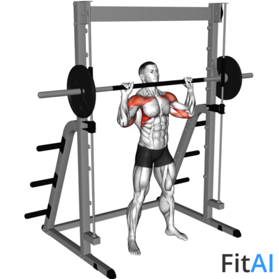 Smith Standing Military Press