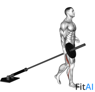 Landmine One Leg Stiff Leg Deadlift