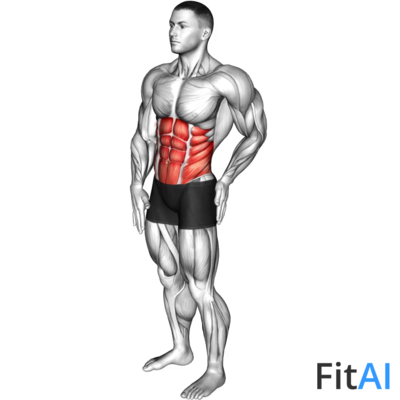 Standing Abs Rotation Stretch