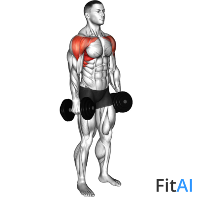 Dumbbell Lateral to Front Raise