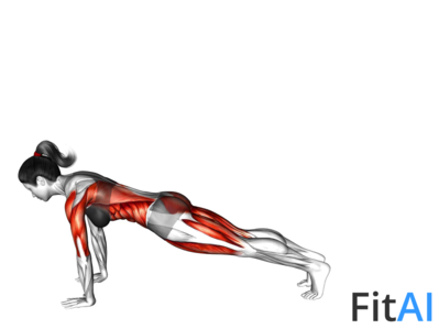 3 Leg Chatarunga Pose