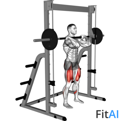 Smith Front Squat (Clean-Grip)