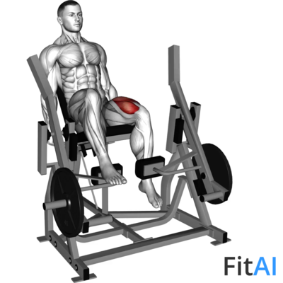 Lever One Leg Extension (Plate)