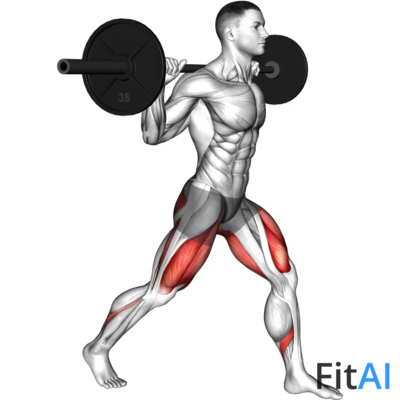 Barbell Split Squat